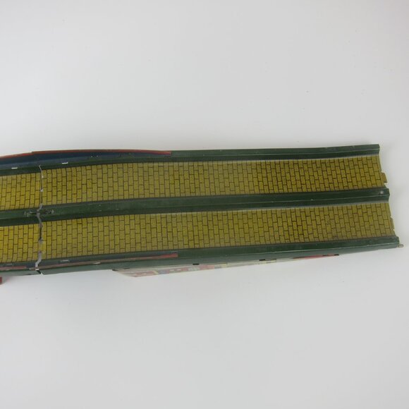 Vintage 1930s Marx Streamline Speedway Tin Litho Race Track Overpass 2-Piece - Picture 13 of 16